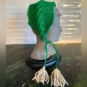 Vintage crochet head wrap handmade bandana 
Boho hat ~hippie bandana